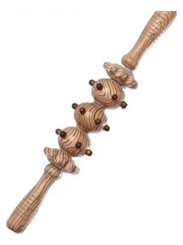 Rodillo Masajeador De Madera