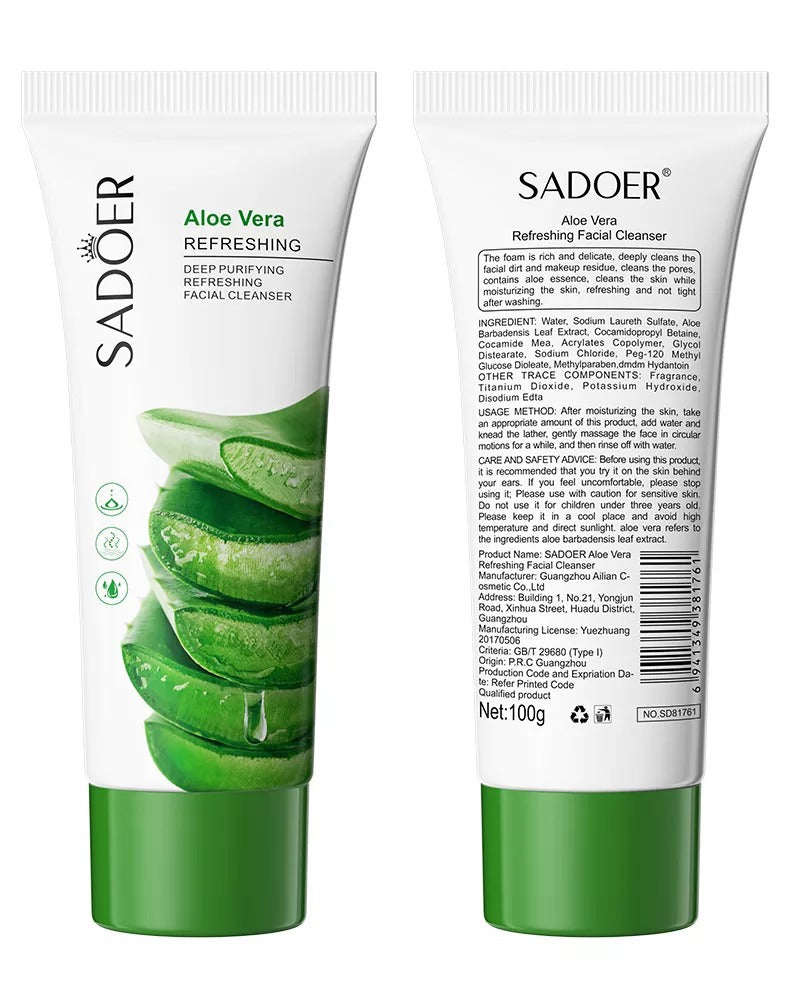 LIMPIADOR FACIAL DE ALOE VERA