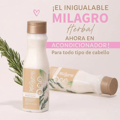 ACONDICIONADOR MILAGRO HERBAL MILAGROS