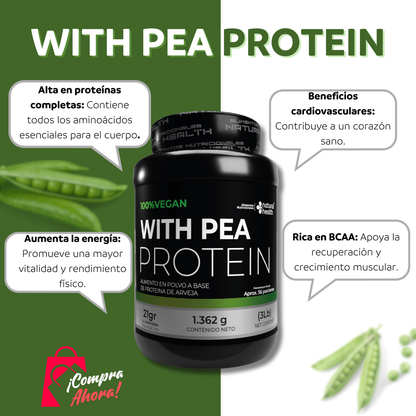 Proteina 100% vegana 3LBS