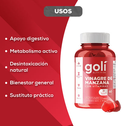 Gomitas Goli De Vinagre De Manzana