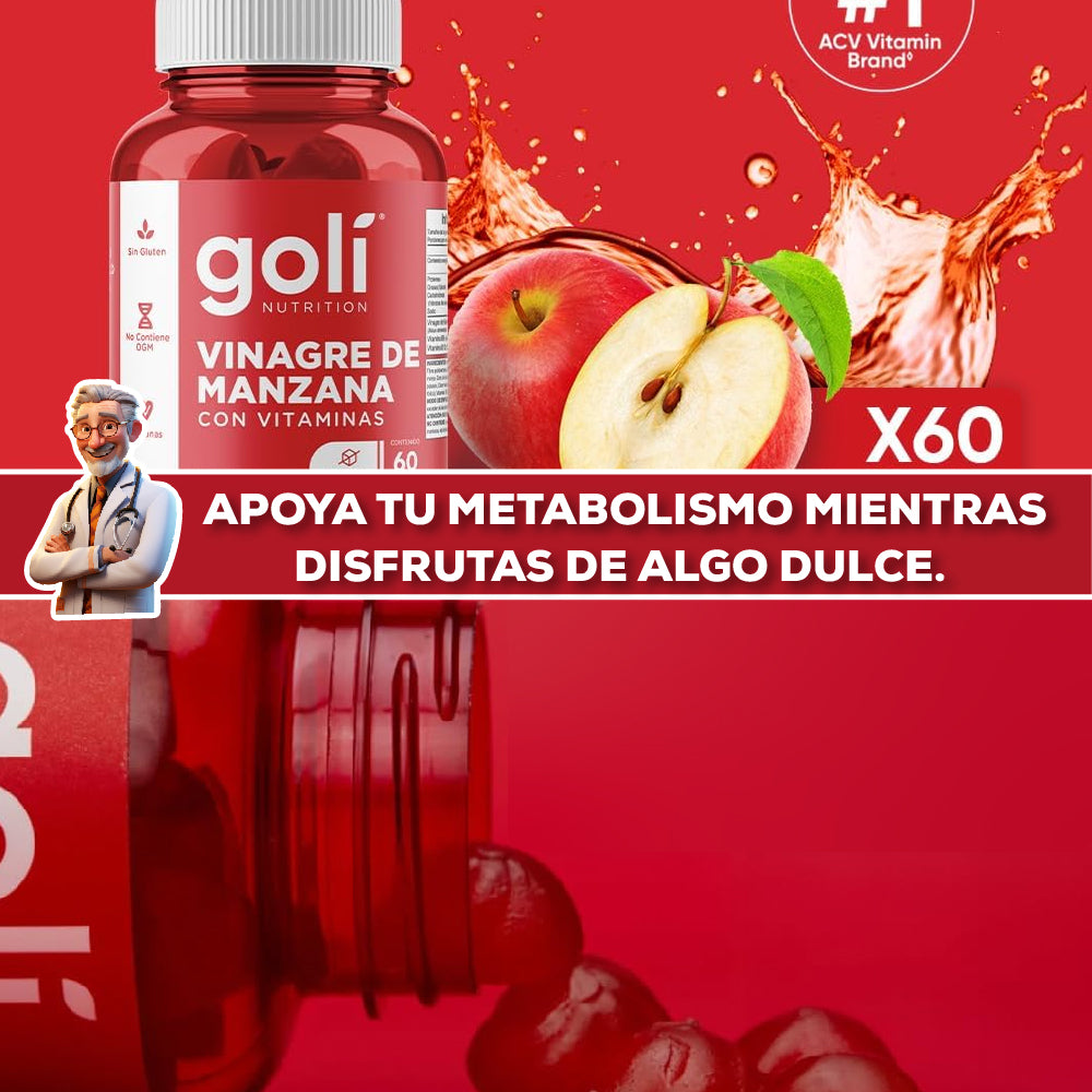 Gomitas Goli De Vinagre De Manzana