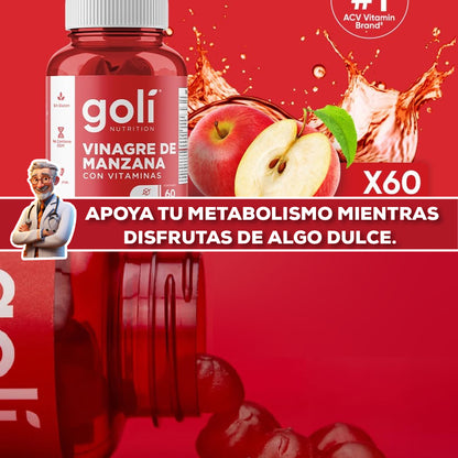 Gomitas Goli De Vinagre De Manzana
