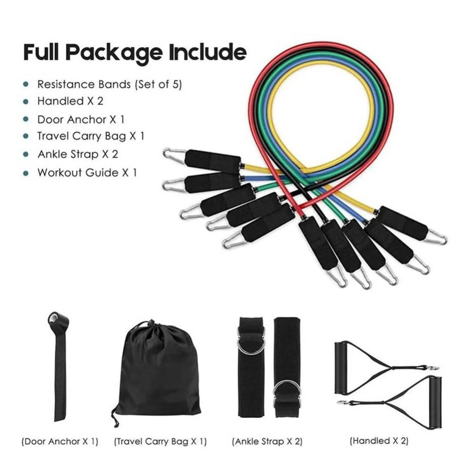 Kit Bandas De Resistencia Tubulares x11p