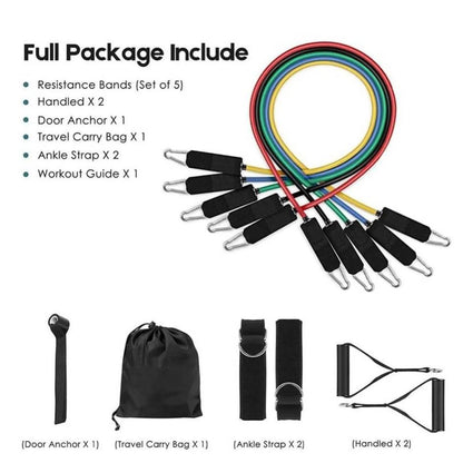 Kit Bandas De Resistencia Tubulares x11p