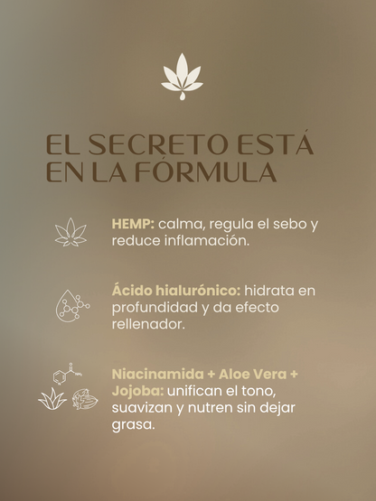 Crema Hidratante Facial con Extractos Naturales