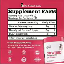 CREATINE MONOHYDRATE FOR WOMEN