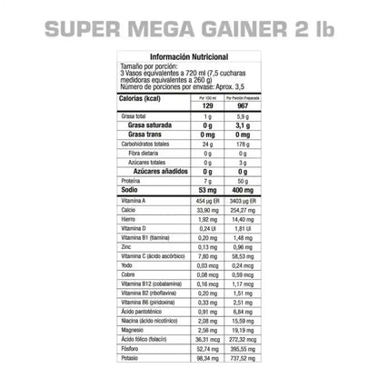 SUPER MEGA GAINER + Creatina Monohidratada